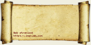 Anđela Buzurović vizit kartica